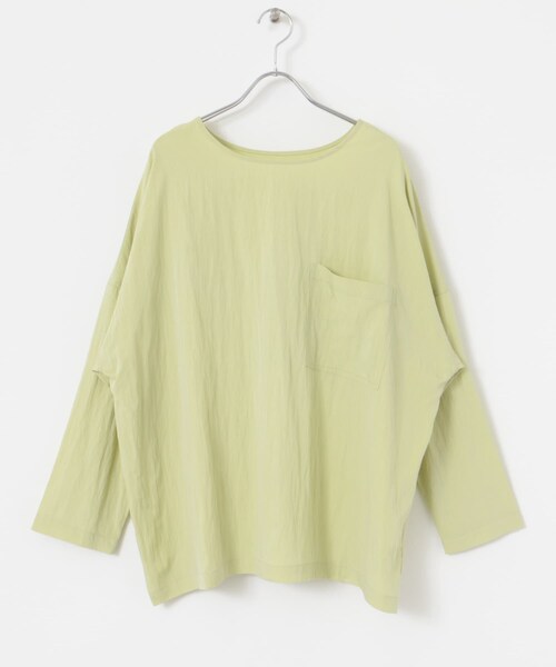 ITEMS URBANRESEARCH（アイテムズ アーバンリサーチ）の「ポケットTブラウス（シャツ/ブラウス・レディース・BLK/GREGE/MNT・FREE）」の22枚目の写真