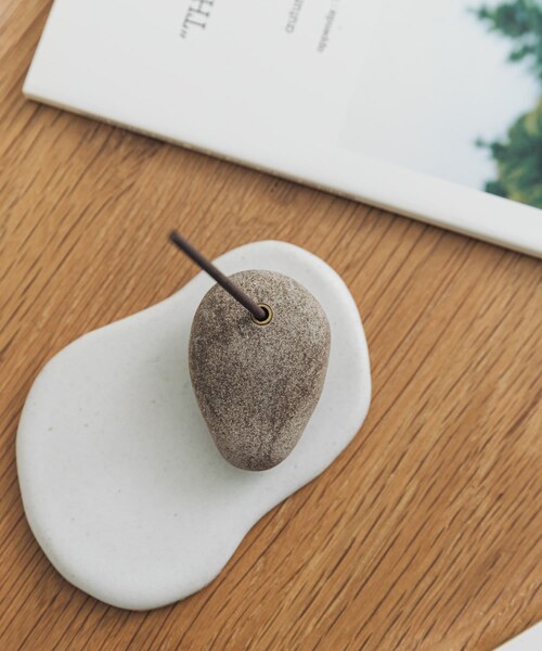 URBAN RESEARCH DOORS（アーバンリサーチドアーズ）の「noun　Clay Incense holder（インテリア雑貨・メンズ・アイボリー/グレー・-）」の15枚目の写真
