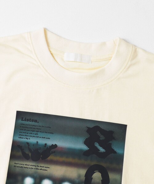 SENSE OF PLACE by URBAN RESEARCH（センスオブプレイスバイアーバンリサーチ）の「フォトグラフィックTシャツ B（Tシャツ/カットソー・メンズ・LIME/IVORY/CHARCOAL・M/L）」の12枚目の写真