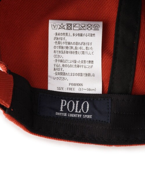 Jayro(ジャイロ)の「POLOBCSポロツイルキャップ(キャップ・レディース・ブラック/ホワイト系/ダークブラウン/ベージュ/カーキ/ネイビー系/レンガ系・F)」の14枚目の写真