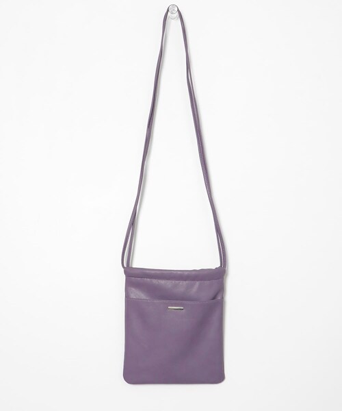 SENSE OF PLACE by URBAN RESEARCH（センスオブプレイスバイアーバンリサーチ）の「FLハンドルキンチャクショルダー（ショルダーバッグ・メンズ・BLACK/L.GRAY/PURPLE・one）」の3枚目の写真