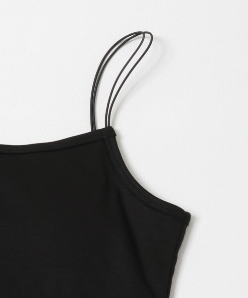 KBF（ケイビーエフ）の「スパゲティダブルストラップキャミソール（キャミソール・レディース・IVORY/CHARCOAL/BLACK・one）」の14枚目の写真