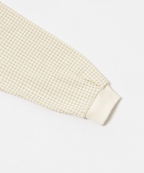 THE GOODLAND MARKET（ザグッドランドマーケット）の「SEAGREEN　BIG WAFFLE CARDIGAN（カーディガン/ボレロ・レディース・GREEN/BROWN/CREAM/ROYAL・1/2）」の7枚目の写真