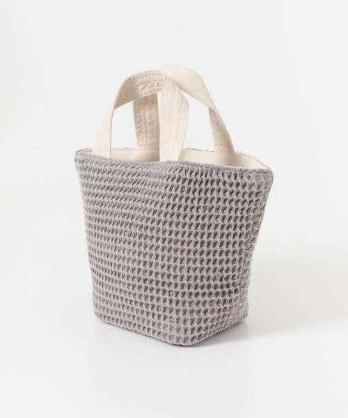 URBAN RESEARCH DOORS（アーバンリサーチドアーズ）の「『別注』beej×DOORS　ワッフルトートバッグ（トートバッグ・レディース・OFF/GRAY・One）」の10枚目の写真