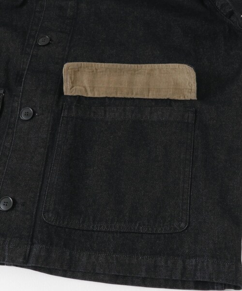 SENSE OF PLACE by URBAN RESEARCH（センスオブプレイスバイアーバンリサーチ）の「『セットアップ対応』デニムカバーオール（カバーオール・メンズ・IVORY/BLACK・M/L）」の22枚目の写真