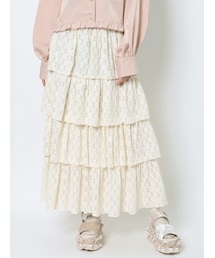 merry jenny | レースティアードスカート(スカート)