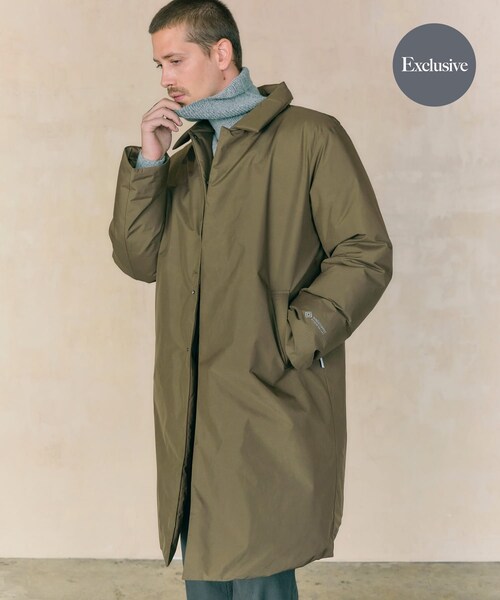 URBAN RESEARCH ROSSO(アーバンリサーチロッソ)の「『別注』+phenix WINDSTOPPER by GORE-TEX LABSスタンドダウンコート(その他アウター・メンズ・BLACK/NAVY/BROWN・M/L/XL)」の2枚目の写真