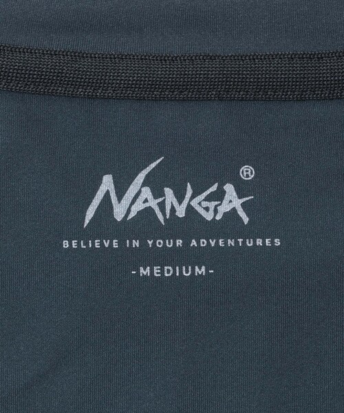 URBAN RESEARCH(アーバンリサーチ)の「『別注』NANGA×URBAN RESEARCH RASH GUARD SHORT-SLEEVE(Tシャツ/カットソー・メンズ・BLACK/CHARCOAL・M/L)」の20枚目の写真