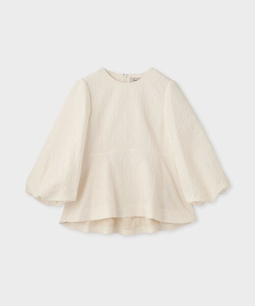 ROPE'（ロペ）の「【troisiemechaco（トロワズィエムチャコ）】×moi salon et rope EXCLUSIVE EDITION JACQUARD BLOUSE（シャツ/ブラウス・レディース・オフホワイト/ブラック・36/38）」の11枚目の写真