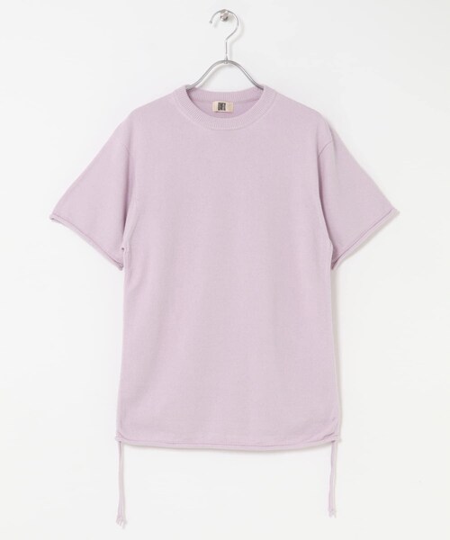 URBAN RESEARCH DOORS(アーバンリサーチドアーズ)の「unfil silkcotton short-sleeve gatherdpullover(ニット/セーター・レディース・gray/lilac/d.brown・1)」の10枚目の写真