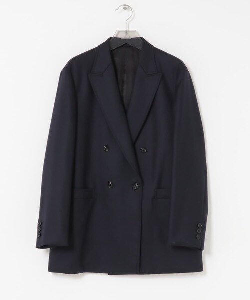 URBAN RESEARCH（アーバンリサーチ）の「ULTERIOR　MELTON DB JACKET（テーラードジャケット・メンズ・DEEP NAVY・4/5）」の6枚目の写真