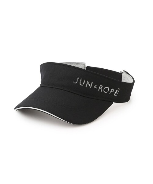 ROPE'（ロペ）の「グリッターバイザー（サンバイザー・レディース・ブラック/ホワイト/ネイビー・F）」の2枚目の写真