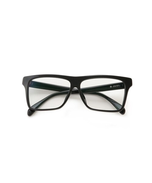 ADAM ET ROPE'（アダムエロペ）の「【VINTAGE EYEWEAR】BLACK SQUARE WELLINGTON（メガネ・レディース・シルバー系・F）」の4枚目の写真