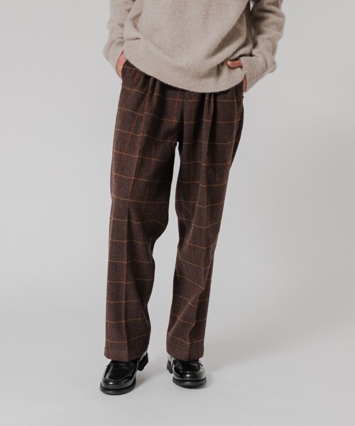 URBAN RESEARCH（アーバンリサーチ）の「new basic　DRY WOOL SLACKS PANTS（その他パンツ・メンズ・NAVY/CHECK・M/L/XL）」の3枚目の写真