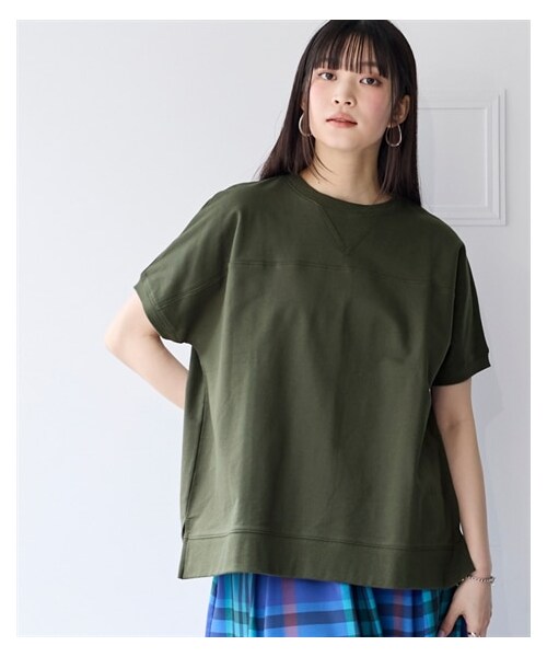 nissen（ニッセン）の「綿１００％着まわし自由自在ゆったりスウェットベストプルオーバー＜大きいサイズ有＞（スウェット・レディース・グレーベージュ/黒/スモークカーキ/レッド/杢グレー/ブリックオレンジ・L~LL相当/3L~4L相当/5L~6L相当/8L相当/10L相当）」の6枚目の写真