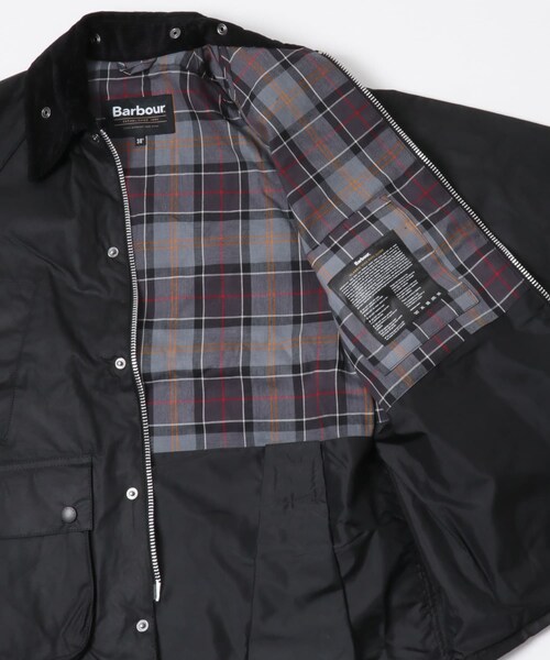 URBAN RESEARCH DOORS（アーバンリサーチドアーズ）の「Barbour　OS BEDALE WAX JACKET（テーラードジャケット・メンズ・SAGE/BLACK・36/38/40）」の6枚目の写真