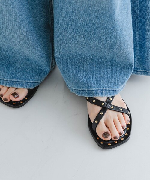 URBAN RESEARCH（アーバンリサーチ）の「CORSO ROMA, 9　STUDS SANDAL（サンダル・レディース・BLACK・36/37/38）」の14枚目の写真