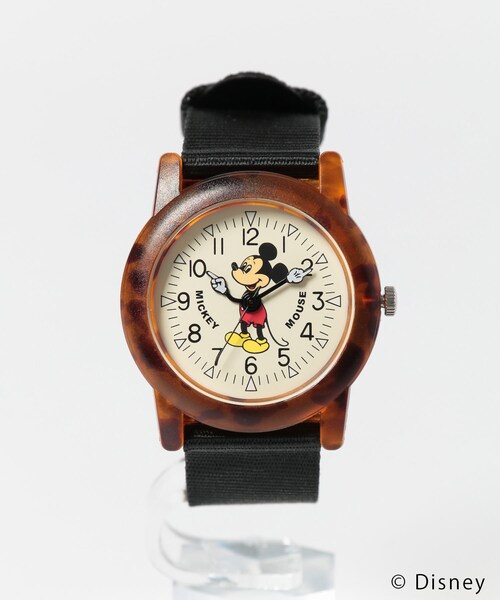 URBAN RESEARCH Sonny Label（アーバンリサーチサニーレーベル）の「Disney　MICKEY WATCH（アナログ腕時計・レディース・ブラック/ブラウン・one）」の6枚目の写真