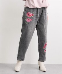 nissen | 花刺しゅうデニム【Hana服】(パンツ)
