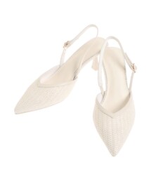 MERCURYDUO | 雑材ポインテッドトゥミュール(その他シューズ)