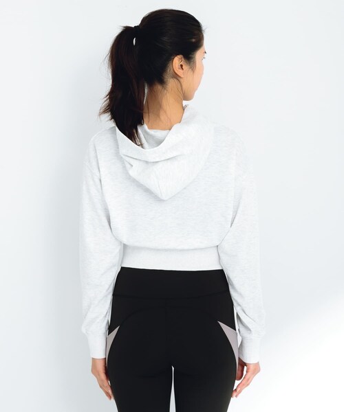 URBAN RESEARCH Sonny Label（アーバンリサーチサニーレーベル）の「SLAB　Short Zip Parka（パーカー・レディース・オフ/オートミール/杢グレー・FREE）」の13枚目の写真