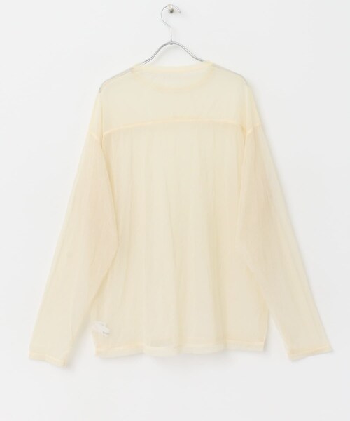 URBAN RESEARCH ROSSO（アーバンリサーチロッソ）の「provoke　シアーフットボールTシャツ（Tシャツ/カットソー・レディース・lightbeige/white/black・FREE）」の18枚目の写真