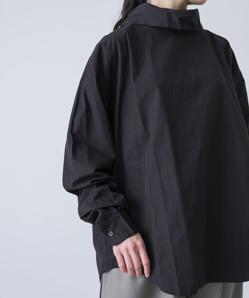 かぐれ（カグレ）の「SEEALL　FENCING SHIRTS（シャツ/ブラウス・レディース・WHITE/BLACK・46）」の14枚目の写真