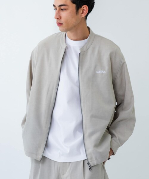 URBAN RESEARCH（アーバンリサーチ）の「『別注』THOUSAND MILE×UR　THICK AND THIN BLOUSON（ブルゾン・メンズ・ICE GRAY/BLACK/KHAKI・M/L）」の15枚目の写真