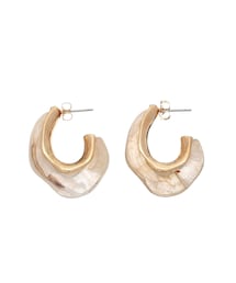 EVRIS | COLOR SHELL HOOPピアス(ピアス（両耳用）)