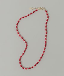 SMELLY | カラーオーバルビーズネックレス(ネックレス)