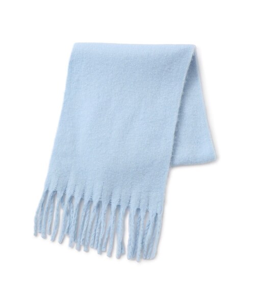 ROPE' PICNIC(ロペピクニック)の「バルキーフリンジストール(ストール/ショール・レディース・グレー/キナリ/ベージュ系/サックス・F)」の4枚目の写真