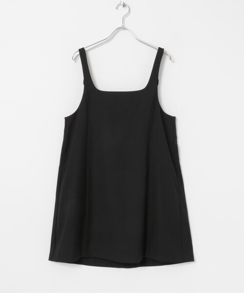 URBAN RESEARCH（アーバンリサーチ）の「スクエアネックミニジャンパーワンピース（ワンピース・レディース・BLACK/CHARCOAL・FREE）」の11枚目の写真