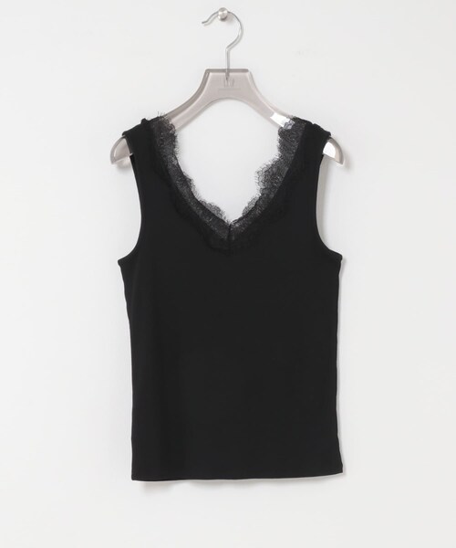 URBAN RESEARCH(アーバンリサーチ)の「スカラップレースタンクトップ(タンクトップ・レディース・OFF WHITE/BLACK・Free)」の14枚目の写真