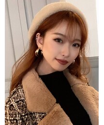 RESEXXY | アンゴラ風ベレー帽(ハンチング/ベレー帽)