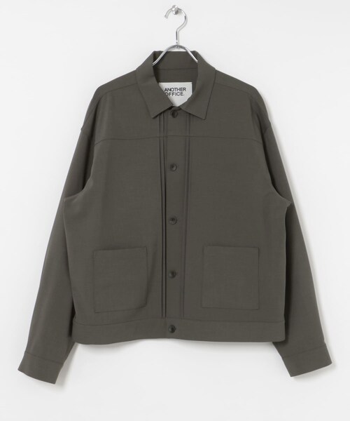 URBAN RESEARCH（アーバンリサーチ）の「ANOTHER OFFICE　Habana Trucker Jacket（テーラードジャケット・メンズ・Alloy-Gray・1/2/3）」の4枚目の写真