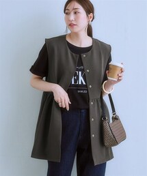 7days Life Styling | ダブルクロスペプラムジレ(ベスト)