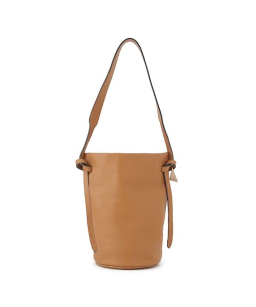 ROPE'（ロペ）の「【teau・牛革・マルチWAY】panier vine shoulder bag/持ち手長さ調整可能（ハンドバッグ・レディース・ブラック/グレー/キャメル/ピンク/イエロー・F）」の7枚目の写真