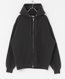 URBAN RESEARCH DOORS | 『UR TECH』ピグメントダイ裏起毛ZIPパーカー(パーカー)