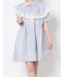 merry jenny | 2wayレースカラーミニワンピース 半袖(ワンピース)