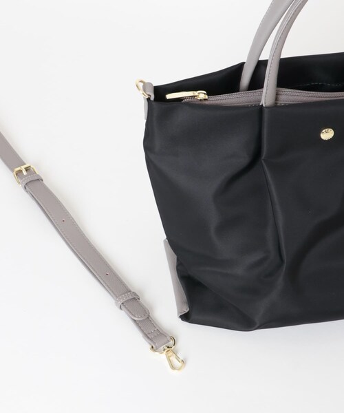 URBAN RESEARCH Sonny Label（アーバンリサーチサニーレーベル）の「『別注』Legato largo×Sonny Label　肩楽2WAYショルダーバッグ（ショルダーバッグ・レディース・ブラック/ネイビー/ベージュ・one）」の13枚目の写真