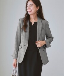 7days Life Styling | 【レディーススーツ】セットアップ対応テーラードジャケット（上下別売・多機能360°ストレッチ素材シリーズ）(スーツジャケット)
