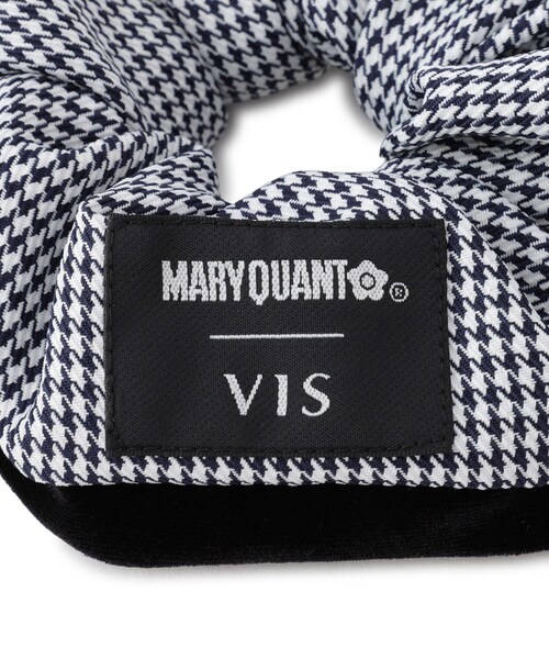 VIS(ビス)の「追加【MARY QUANT×VIS】ベロアボリュームシュシュ(シュシュ・レディース・ブラック/ブラック系/オフホワイト・F)」の21枚目の写真
