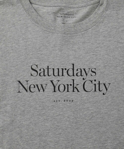 Saturdays NYC（サタデーズ ニューヨークシティ ）の「Miller Standard LS Tee（Tシャツ/カットソー・レディース・グレー/イエロー・L/M/S/XL）」の22枚目の写真