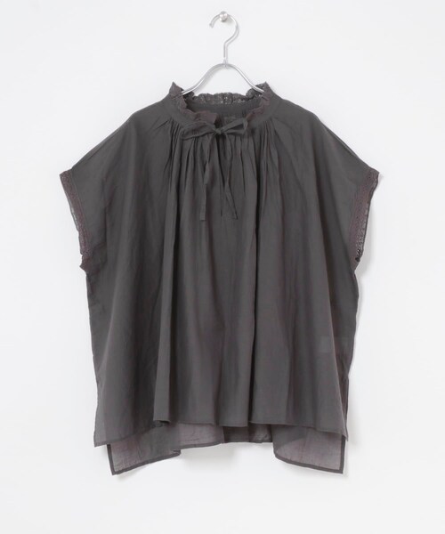 かぐれ(カグレ)の「SOIL COTTON VOILE GATHERED SHIRTS(シャツ/ブラウス・レディース・WHT/CCR・1)」の19枚目の写真