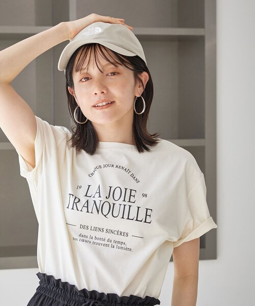ROPE' PICNIC(ロペピクニック)の「【THE NORTH FACE/ザ・ノースフェイス】LONG BILL CAP(キャップ・レディース・ブラック/ベージュ・F)」の6枚目の写真