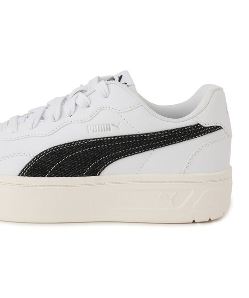 ROPE' PICNIC（ロペピクニック）の「【一部店舗限定】【PUMA/プーマ】COURT LALLY SKYE DENIM 2（スニーカー・レディース・ホワイト・23.0/24.0/25.0）」の8枚目の写真