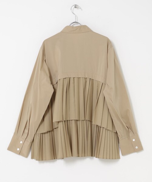 URBAN RESEARCH ROSSO（アーバンリサーチロッソ）の「ELENDEEK　PLEATS LAYERED SHIRTS（シャツ/ブラウス・レディース・O.WHT/BGE・Free）」の15枚目の写真