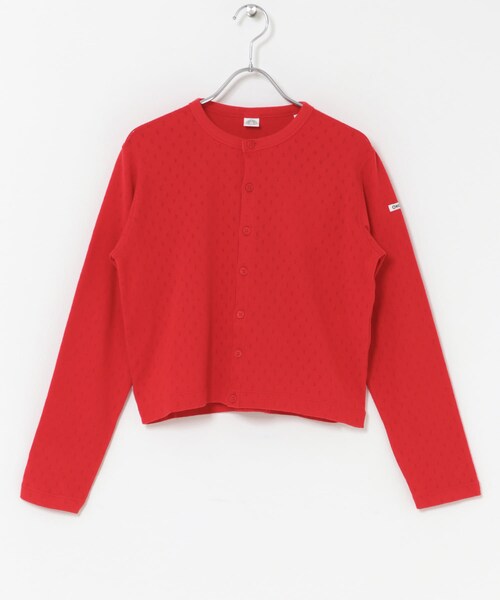 URBAN RESEARCH DOORS（アーバンリサーチドアーズ）の「ORCIVAL　CREW NECK CARDIGAN（カーディガン/ボレロ・レディース・WHITE/RED/GREY・1）」の14枚目の写真