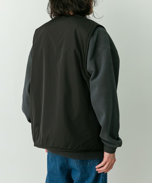 URBAN RESEARCH Sonny Label（アーバンリサーチサニーレーベル）の「ARMY TWILL　Weather Reversible Vest（ベスト・メンズ・GRAY/BLACK/KHAKI・M/L）」の6枚目の写真
