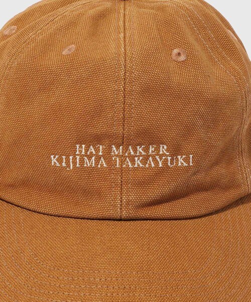 ADAM ET ROPE'(アダムエロペ)の「【KIJIMA TAKAYUKI/キジマ タカユキ】DUCK SULFER DYED 6PANEL CAP(キャップ・メンズ・ブラック/ブラウン・F)」の7枚目の写真